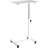 Adjustable Mobile Laptop Desk Cart With Smooth-Rolling Wheels And Ergonomic Design For Home Office Use