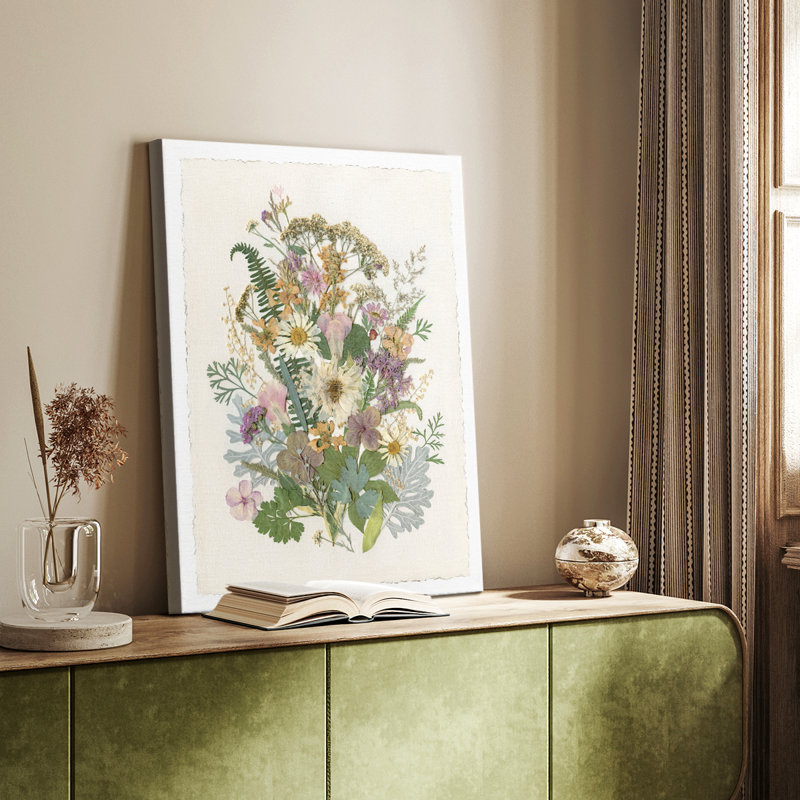 Bouquet biologique II - galerie Cavas sur mesure, H 18 po x l 12 po