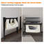 Porte-bagages pliable en bois avec tablette de rangement, porte-valise pour chambre d'hôtel, ensemble de 4