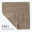 Nagelly Reversible Square Bath Mat-1694029041
