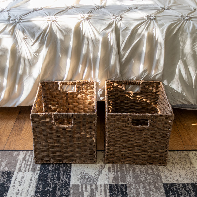 Ensemble de paniers en osier Baillie, Brun