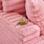Méridienne surdimensionnée pour l'intérieur, canapé rembourré en velours côtelé avec coussins, canapé confortable moelleux en nuage, canapé-lit simple pour salon, chambre à coucher, sans assemblage-1122315455