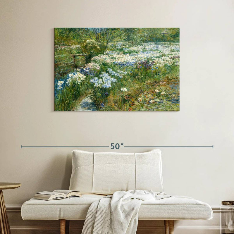 Alvord le jardin d'eau, H 26 po x l 39 po