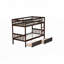Lit superposé simple en bois d'hévéa avec 2 tiroirs-1548395166-1548395164