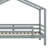 Bunk Bed with Roof, Slide and Ladder-93530029