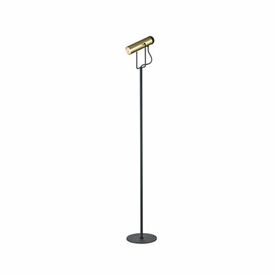 Byrine 160cm Polished Task Floor Lamp