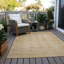 Tapis beige intérieur / extérieur lavable à la machine Claudian ACN1643-104308498