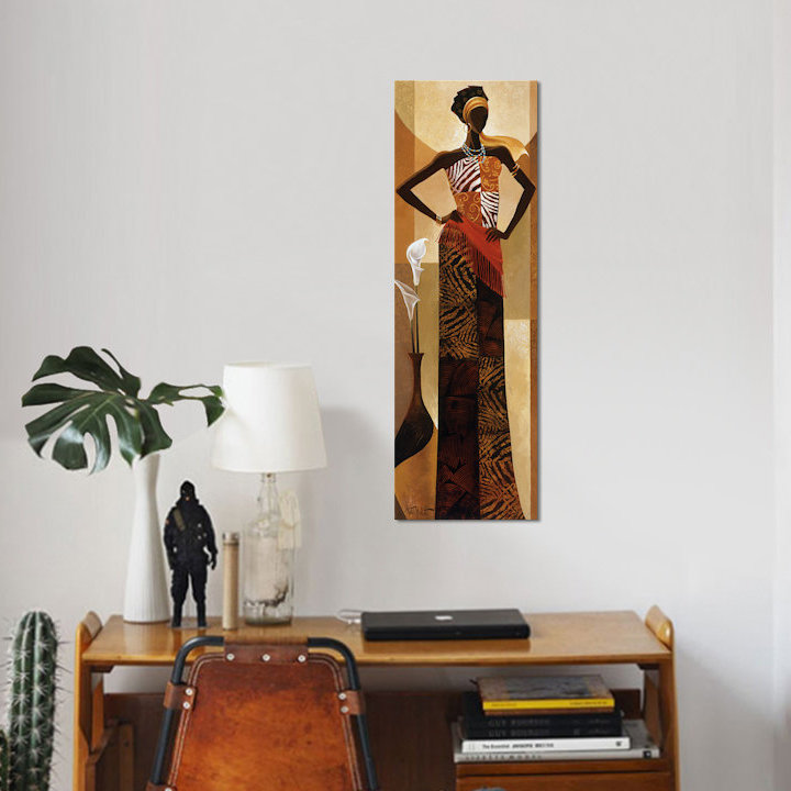 « amira », reproduction d’impression sur toile tendue, H 60 po x l 20 po x P 1,5 po, Toile tendue
