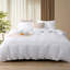 Ensemble de housse de couette douce en coton brossé délavé-111656880-111656875