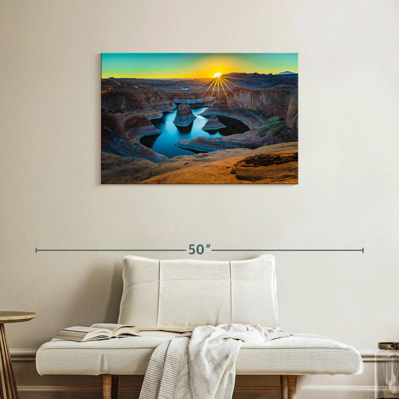 Alvord Lake Powell Canyon Sunrise, 24" H x 36" W