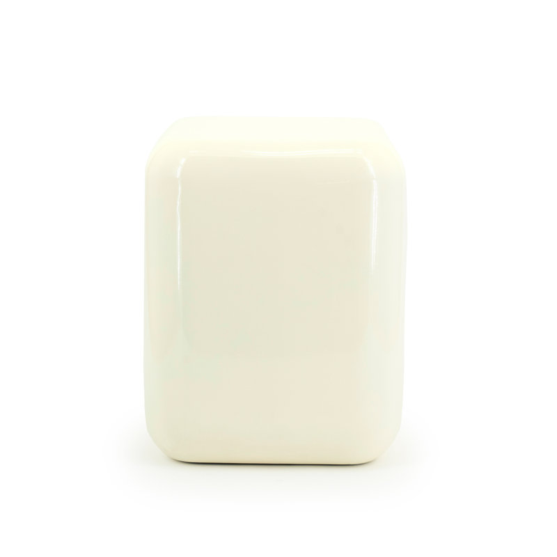 Iron Accent Stool, Beige