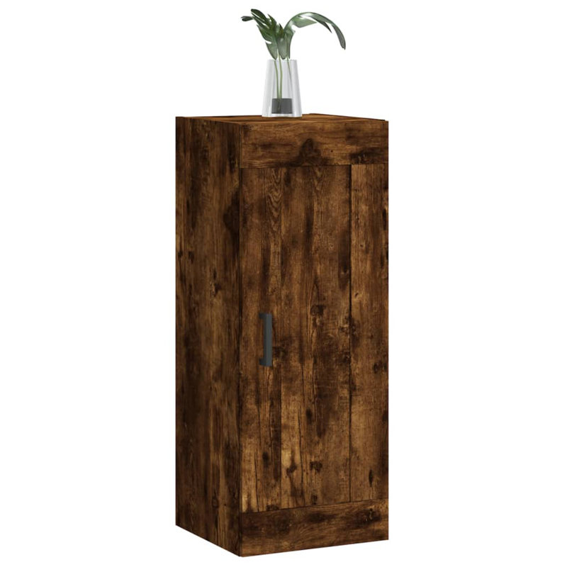 Huttig Bathroom Cabinet, Smoked Oak