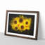 Wall of Yellow Sunflowers - Picture Frame Graphic Art Print-56864375-56864376