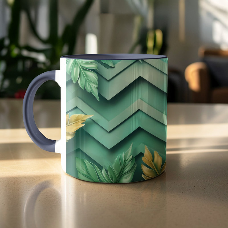 Chevron 11oz Accent Coffee Mug