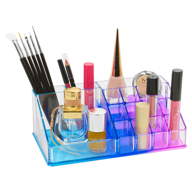 Molinar Acrylic 16 Compartment Make Up Organiser