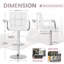 Tabouret de bar pivotant en velours et en polyuréthane pivotant Brychan-1394896345
