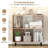 Open Shelf Bookcase Mid Century Modern Cube Bookshelf With 4 Compartments-1475263573