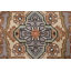 Tapis de couloir gris en laine noué à la main de conception unique 2 pi 5 po x 5 pi 11 po New Age