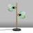 Modern Gold Table Lamp with Metal Body & Glass Cap, 14.2 x 7.1 x 22.8 inches | Base Plate Ø7.1 inches, Socket Type: 2 x E27 Max 40W (Bulb Not Included) | Elegant Glam Design for Home Décor & Lighting Solutions-1235674502-1235674505