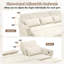 82" Three-Seater Upholstered Sofa