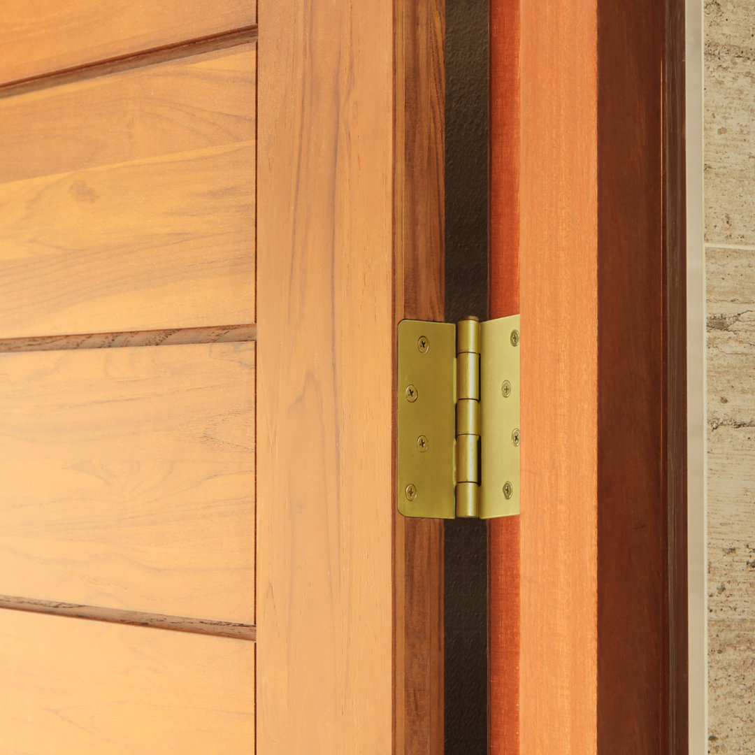 4" H x 4" W Butt Bearing Door Hinges (Set of 10) Design House 