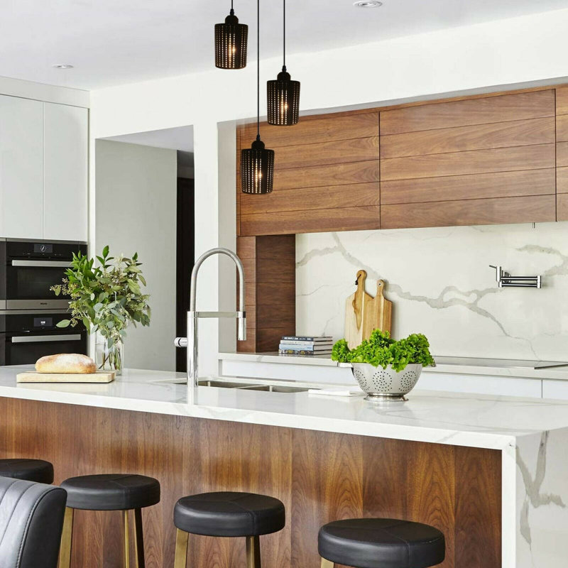Friesen 3 - Light Black Cluster Pendant