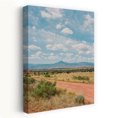 Art contemporain contemporain, paysage de montagne abstrait