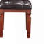 Ensemble de meuble-lavabo de couleur cerisier traditionnel avec tiroirs de rangement pour tabouret-495936449
