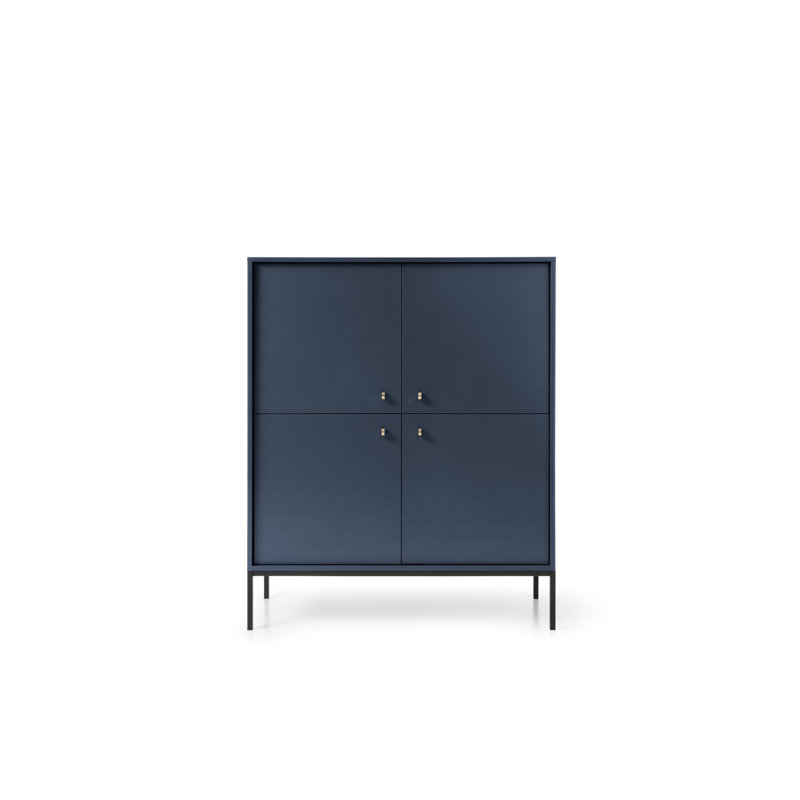 Craigywarren 103.5cm W 3 - Drawer Chest of Drawers, Dark Blue