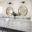 Éclairage pour meuble-lavabo 2 lumières 2 lumières