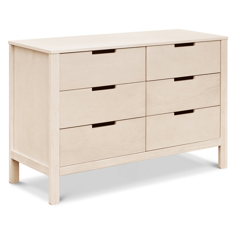 Colby 6-Drawer 51.25" W Double Dresser - Modern Style