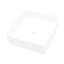 Lavabo vasque carré moderne en céramique 15,44 po x 15,44 po pour salle de bain, bureau, bâtiment