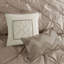 Ensemble d'édredon touffeté 7 pièces très grand taupe-138413780-138413774