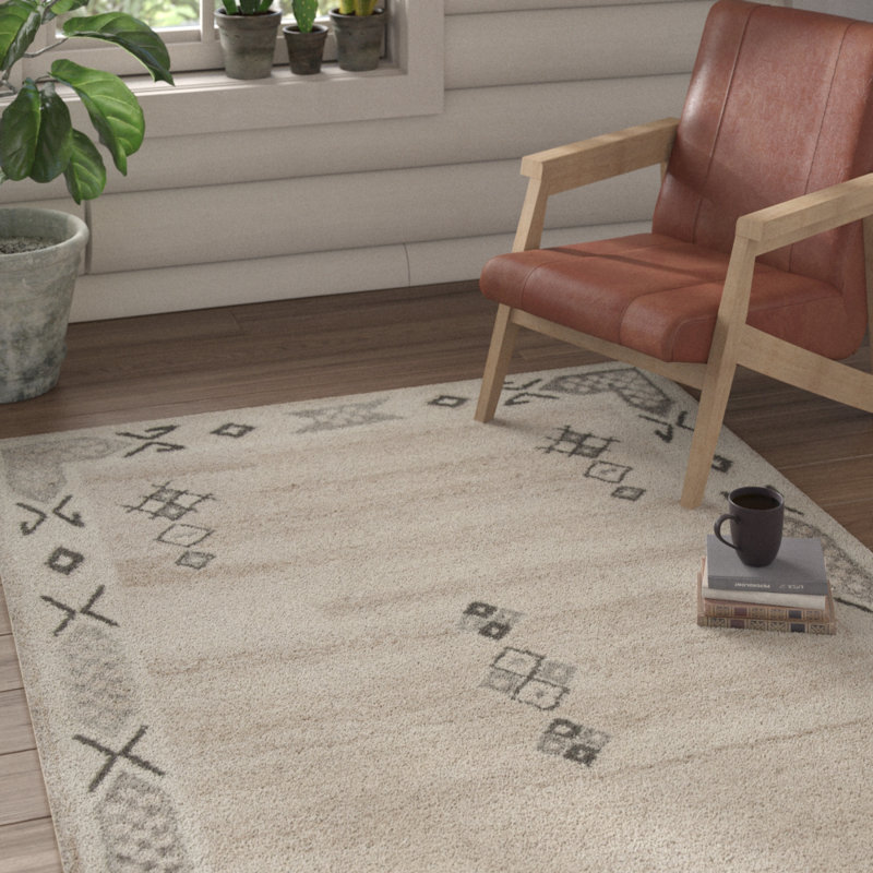 Bradbury Southwestern Wool Hand Woven Area Rug, Rectangular 190 x 290cm