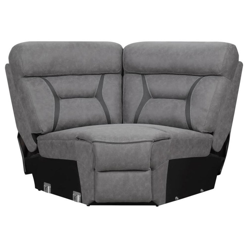 Rochon Upholstered Wedge Grey