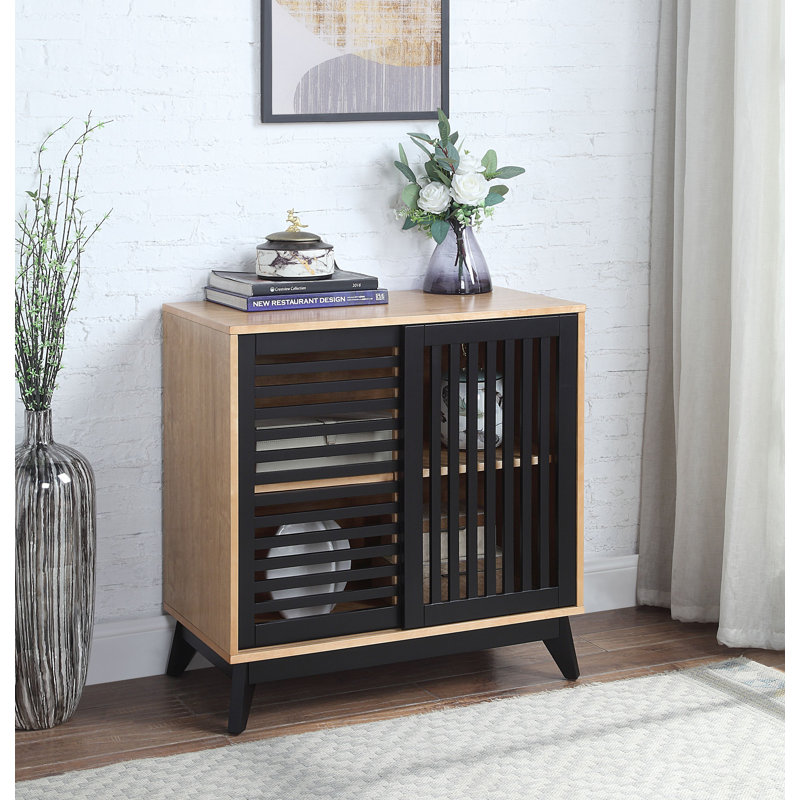 Console Bandiero en chêne et espresso