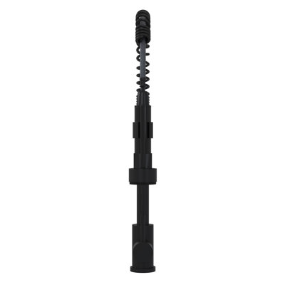 Matt Black Finish Kitchen Faucet 19" - Stainless Steel 304, Modern Style For Residential Use Contemporary Homes
