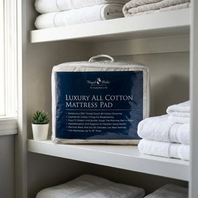 Classic Luxury All Cotton Mattress Pad