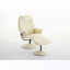 Fauteuil inclinable pivotant à 360 ° avec repose-pieds et siège chauffant avec dossier réglable-131655182-131655183