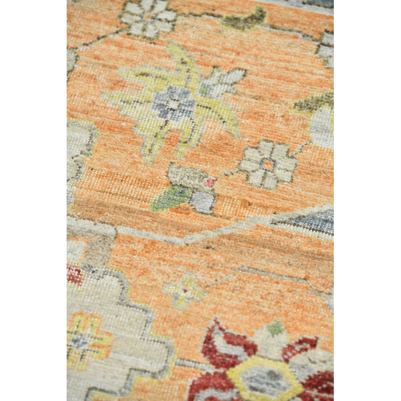 New Indian Serapi Wool On Cotton 9' X 12'