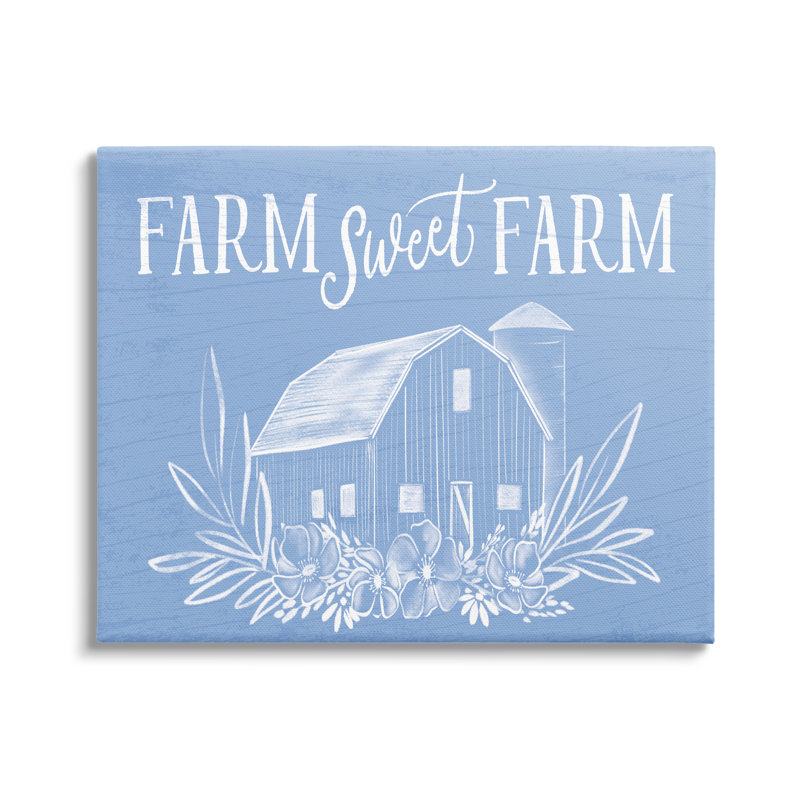 Sweet Sweet - floral bleu, Plaque murale, H 20 po x l 20 po x P 1,5 po