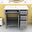 Meuble-lavabo de 36 po avec comptoir en céramique, portes à fermeture douce et 4 tiroirs de rangement-499001899