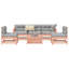Dicha 62cm Wide Rectangle Patio Sofa-945866592-945866595