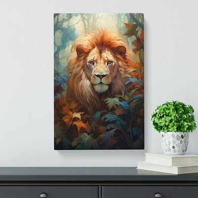 Lion Classicism Art - Wrapped Canvas