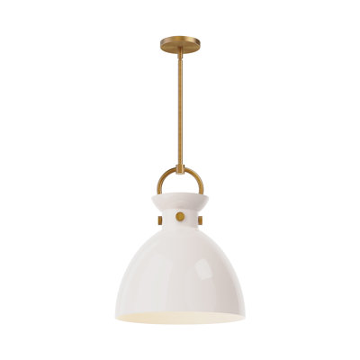 Tinka Single Light Glass Steel Pendant