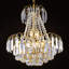 Lustre empire en cristal de luxe transparent K9 à 7 lumières Kemma