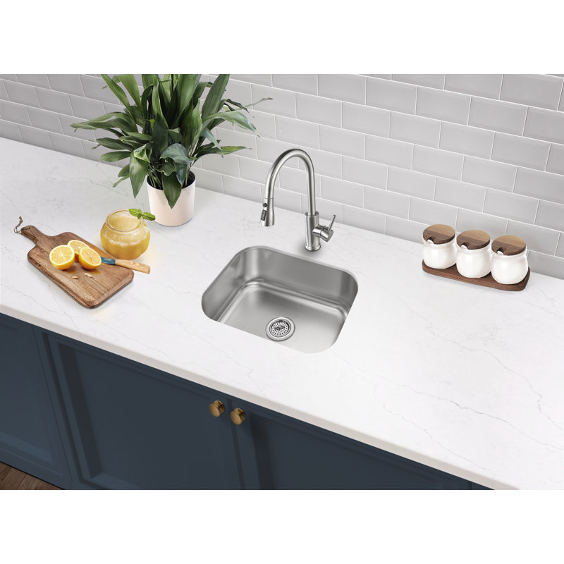 Undermount Single Bowl Stainless Steel Kitchen Sink