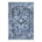 Washable Non-Slip Area Rug - Blue / Charcoal Traditional Oriental Area Rug for Living Room, Bedroom, Dining Room, and Kitchen-1792845369