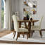 Chaise de salle à manger Elegant Ivory P 22,5 po x l 18,5 po x H 41,5 po avec garniture cloutée-861228112-861228113