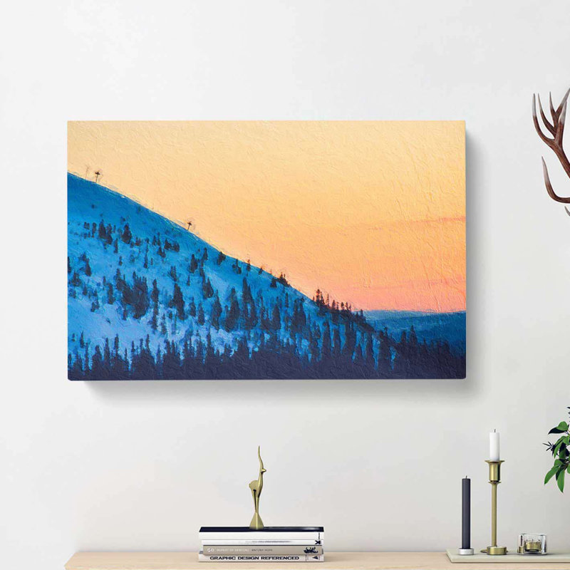 Hills of Trysil Norway - Wrapped Canvas, 50cm H x 76cm W x 3cm D